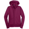 thumbnail image 3 of Sport-Tek Women's Stylish Full-Zip Hooded Fleece Jacket, 3 of 3
