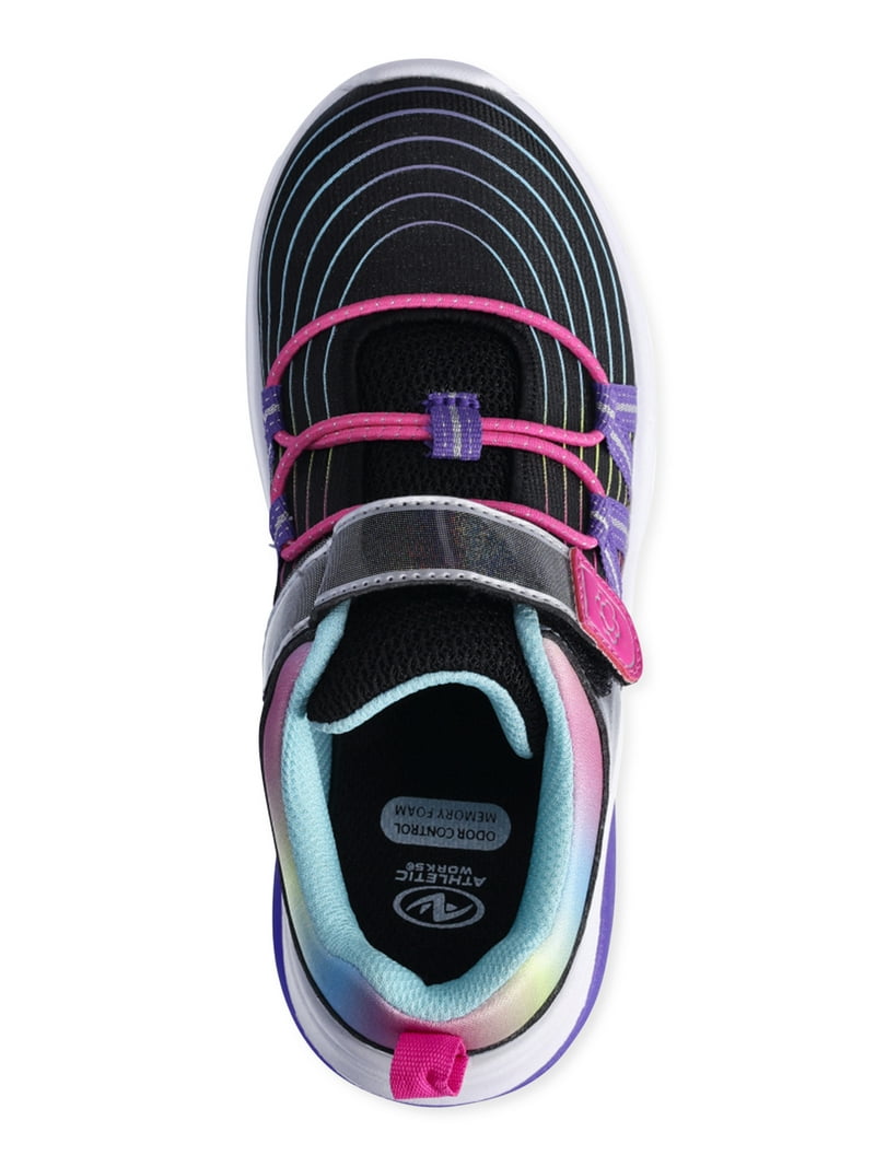 Athletic Works Girl's Low Top Light Up Sneakers - Walmart.com