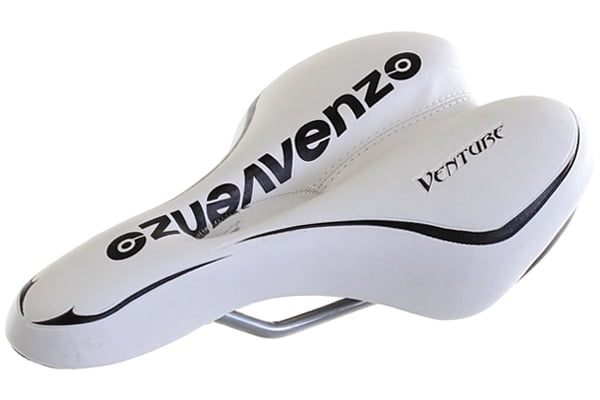 white mtb seat