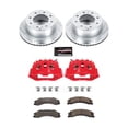 thumbnail image 2 of PowerStop Rear Z36 Truck & Tow Brake Pad and Rotor Kit with Red Powder Coated Calipers Fits: CHEVROLET GMC Select Models KC5563-36, 2 of 4