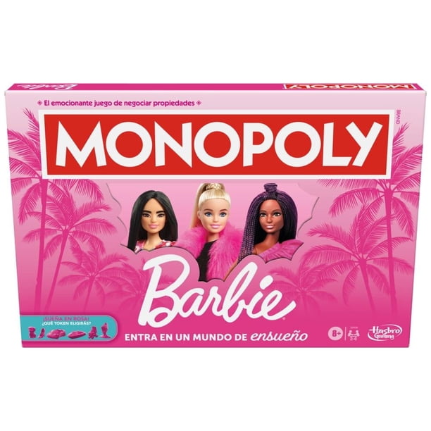 Juego de Mesa Hasbro Gaming Monopoly Barbie