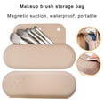 thumbnail image 2 of Eoperou Makeup Brush Holder Storage Bag Magnetic Buckle Design Large Capacity Waterproof Anti-Wrinkle Portable Travel Case Lipstick Eyeshadow Container, 2 of 7