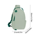 thumbnail image 3 of Large Capacity Small Sling Bag, Lightweight Crossbody Backpack for Men Women, Shoulder Bag for Sports and Outdoor, 3 of 6