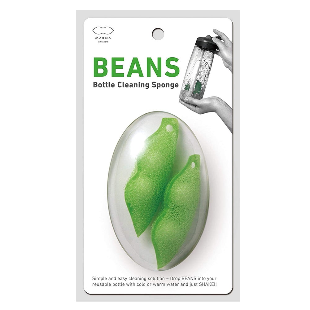 Magic Beans Bottle Cleaner, Cleaning Sponge, Beans-Shaped Reuseable  Resistance