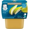 (4 pack) (4 Pack) Gerber 2nd Foods Pears Baby Food, 4 oz. Tubs, 2 Count