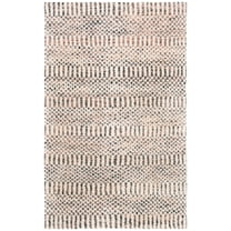 SAFAVIEH Casablanca Milka Geometric Area Rug, Ivory/Pink, 5' x 8'