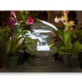 thumbnail image 3 of SereneLife SLTWF15LED Water Fountain Tabletop Feature Decoration, Grey, 3 of 4