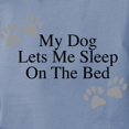thumbnail image 3 of CafePress - My Dog Lets Me Sleep On The Bed T Shirt - Womens Comfort Colors® Shirt, 3 of 4