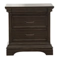 thumbnail image 2 of Pulaski Caldwell 2 Drawer Nightstand in Deep Brown, 2 of 2