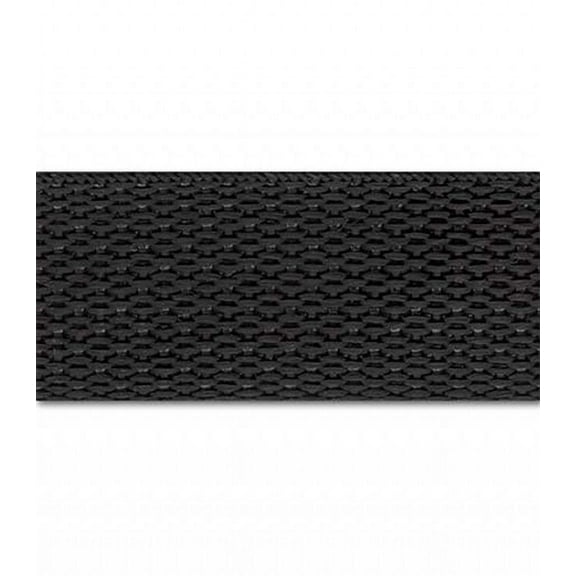 BLACK 1 INCH POLYPROPYLENE WEBBING