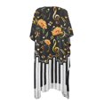 thumbnail image 3 of SCRAWLGOD Sunflower Music Note Print Swimsuit Cover Up for Women Summer Long Swimsuit Coverup Soft Lightweight Beach Cover Up, 3 of 6