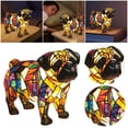 thumbnail image 4 of Mesa Resina Manchada Noche Lámpara Perro Arte Nocturno Escritorio Del (stylea), 4 of 9