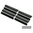 thumbnail image 1 of Uxcell 8 Pcs Tiradores para Gabinetes, Tiradores de Borde de Aleación de Aluminio de 8 Pulgadas, Tirador Plano Oculto de Montaje Trasero para Cajones de Tocador, Armario, Puertas, Negro, 1 of 7