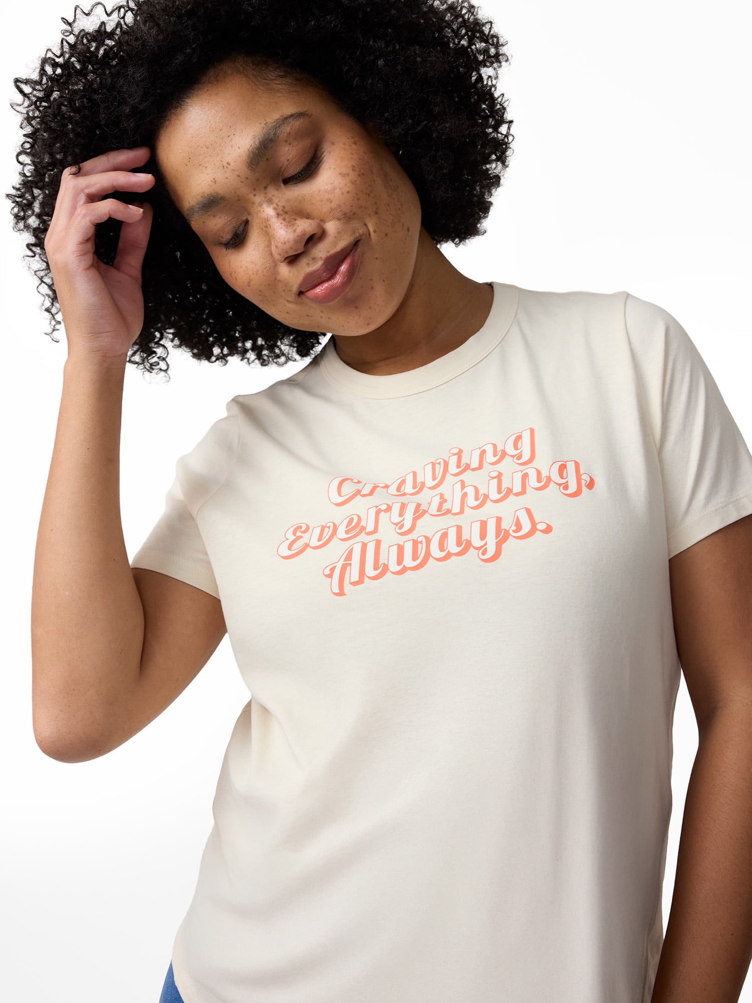 Ingrid & Isabel For Every Belly Women's Maternity Short Sleeve Relaxed Crew Graphic Tee, Sizes S-XXL