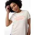thumbnail image 3 of Ingrid & Isabel For Every Belly Women's Maternity Short Sleeve Relaxed Crew Graphic Tee, Sizes S-XXL, 3 of 10