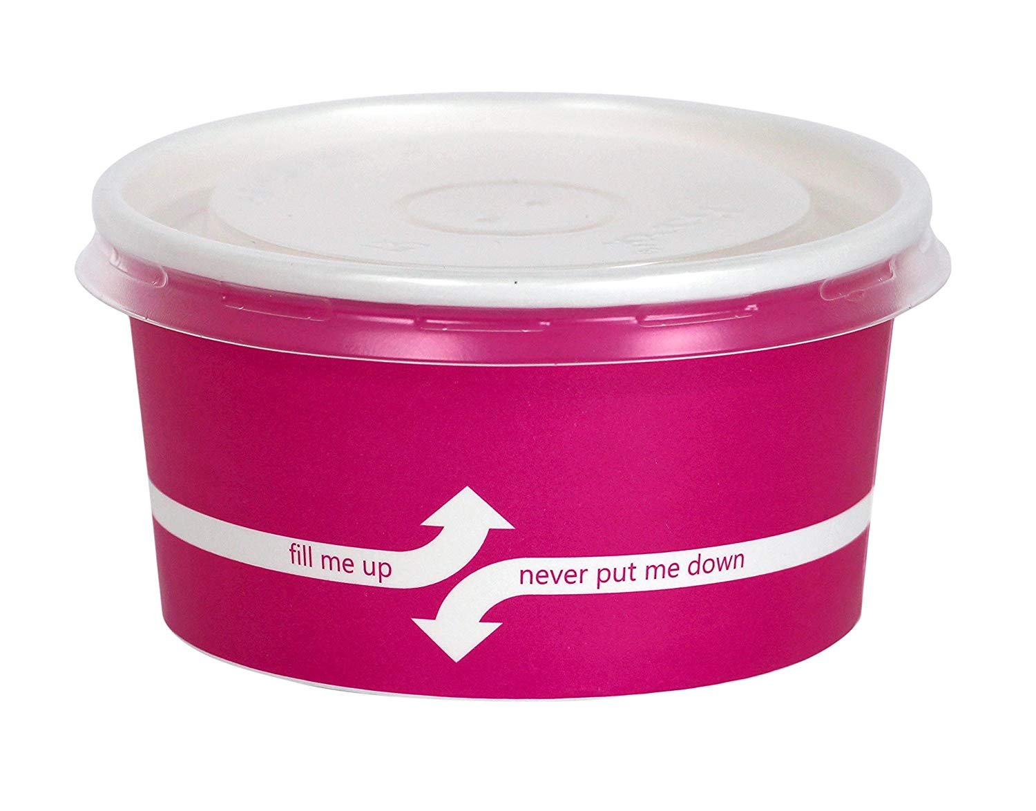 100 Count Pink Deli Containers Durable Food Storage Containers with