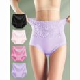 thumbnail image 4 of 4pcs Waisted Lace Trimmed Women's Underwear, 4 of 5