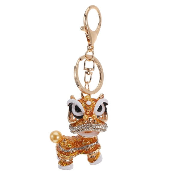LOLIPPYY Animal Keychain Golden Rhinestone 1Pcs Keychain Decor for Gift Giving