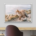 thumbnail image 3 of wall26 Framed Canvas Print Wall Art Mountain Range Valley Countryside Red Fox Nature Animals Photography Realism Rustic Scenic Landscape Colorful for Living Room, Bedroom, Office - 24"x36", 3 of 5