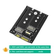 thumbnail image 3 of Convertidor SSD NGFF A UNA TARJETA 3.0 DE 2.5 PULGADAS, CORDOR DE SIN 6 GBPS DUAL NGFF B M KEY M.2 TARJETA SSD III ESTABILIDAD DE LA INTERFAZ PRÁTICA PARA 2230, 3 of 7