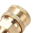 thumbnail image 3 of Mosiee Pressure Washer Coupling Quick Release Adapter 3/8In Male To M22-Male Fitting, 3 of 9