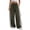 Army Green, variant on Leopard Print Baggy Sweatpants for Women Fall Winter Elastic High Waist Y2k Casual Wide Leg Track Pants with Pockets