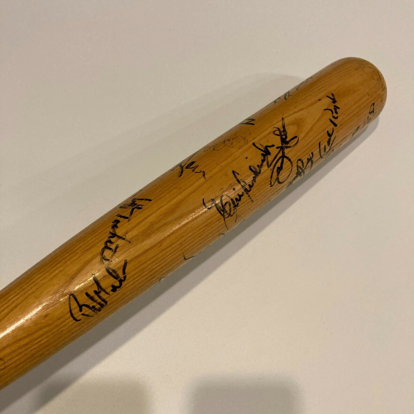 Cal Ripken Sr. Cal Ripken Jr.  Billy 1991 Baltimore Orioles Signed Bat JSA COA