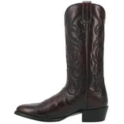 Dan Post Western Boots Mens Milwaukee Leather Round Toe Black DP2112R