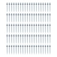 thumbnail image 1 of 100 Pcs Vis Métalliques Auto-Perçantes Tête Hexagonale 6.3mm avec Joint de Rondelle EPDM, 1 of 10