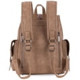 thumbnail image 3 of Wrangler Backpack Purse for Women Men Floral Tooled Designer Travel Bags, Carve-Khaki, 3 of 8