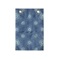 thumbnail image 1 of Blue Mandala Hanging Pocket Organizer, Repetitive Intricate Round Motifs Floral Inspired Illustration, Printed Polyester Storage Bag with Pockets, 14" x 20", Pale Blue Multicolor, 1 of 2
