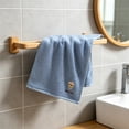 thumbnail image 6 of chaungfeng Fingertip Hand Towel | Absorbent |12x24 Inches | Washcloths for Bathroom use, Cotton, Face Towels, Fingertip Towels, Soft, Guest Towels (Light Blue), 6 of 7