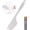 Grey, variant on 12-Inch Food Grade Silicone Spatula, High Temperature Resistant 600°F Dishwasher Safe BPA Free, Ergonomic Grip for Baking,Mixing and Cooking (Black)