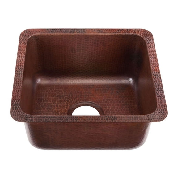 Thompson Traders KPU-1715BRN Rivera 17" Single Basin Bar Sink For Undermount Or Drop-In