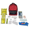 thumbnail image 1 of Kit de emergencia 72h Ready America, 1 pers, mochila 3 días, botiquín, manta, comida portátil, bolsa prep. terremoto, incendio, inundación, 1 of 3