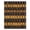 Black, Pattern 4, variant on ODIKA 2x3 Machine Washable Non-Slip Area Rug, Aztec Burnt Orange High Traffic Rug, Black, 1002342