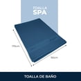 thumbnail image 3 of Toalla Baño Grande Spring Air 90x170cm Algodón Ultra Suave. - Marino- Liso, 3 of 7
