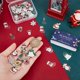 thumbnail image 3 of 1 caja de 48 dijes navideños de esmalte plateado, con forma de árbol de Navidad, copo de nieve, calcetines de Papá Noel, campanas y colgantes de nieve., 3 of 9