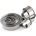thumbnail image 1 of 12PCS en Acier Inoxydable Rond Moule à Gâteau Cuisson Mousse Anneau Outils de Cuisine Pizza Cuisson Coupeur de Biscuits Bricolage Anneau Outils, 1 of 6