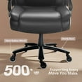thumbnail image 6 of PUKAMI Heavy Duty Big and Tall Office Chair 500lbs,High Back PU Leather Executive Desk Chair, 6 of 7