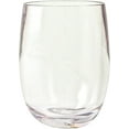 thumbnail image 2 of Strahl Unbreakable Stemless Osteria Bordeaux Wine Glass, Design Shatterproof Polycarbonate Clear Glassware Glasses, Heavy Duty Premium Restaurant Grade for Beverages, 13 Oz 384ml, 408401, Set of 4, 2 of 2