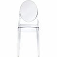 thumbnail image 4 of Chaise de côté fantôme Nicer Furniture en clair, 4 of 5