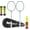 2 Pcs Black, variant on Professional Carbon Fiber Badminton Rackets Badminton Racquet for Backyards Gym