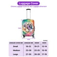 thumbnail image 5 of Funny Watercolor Adorable Mastiff Peeking Through Torn Paper Effect Travel Luggage Cover Mastiffs Dog Lover Gifts Idea Suitcase Dust Protective Decor - 00026, 5 of 5