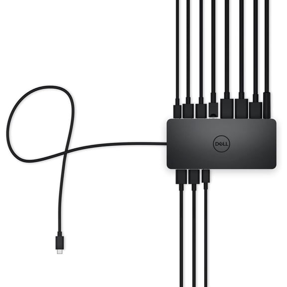 Restored Dell UD22 Universal Docking Station USB-C/USB-A, 130W Power Delivery, Dual/Triple Monitor Support, 4K HDMI & DisplayPort, Gigabit Ethernet (Refurbished)
