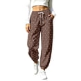 thumbnail image 2 of Zulora Women's Drawstring Elastic Waist Barrel Pants Casual Cropped Joggers with Pockets Loose Straight Leg Lounge Trousers for Daily Wear, 2 of 9