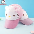 thumbnail image 2 of Gorra de béisbol Kawaii Sanrio Anime para niños, gorro de béisbol de malla con dibujos animados de Hello Kitty, sombrero para el sol, regalos originales para niños Fivean unisex, 2 of 2