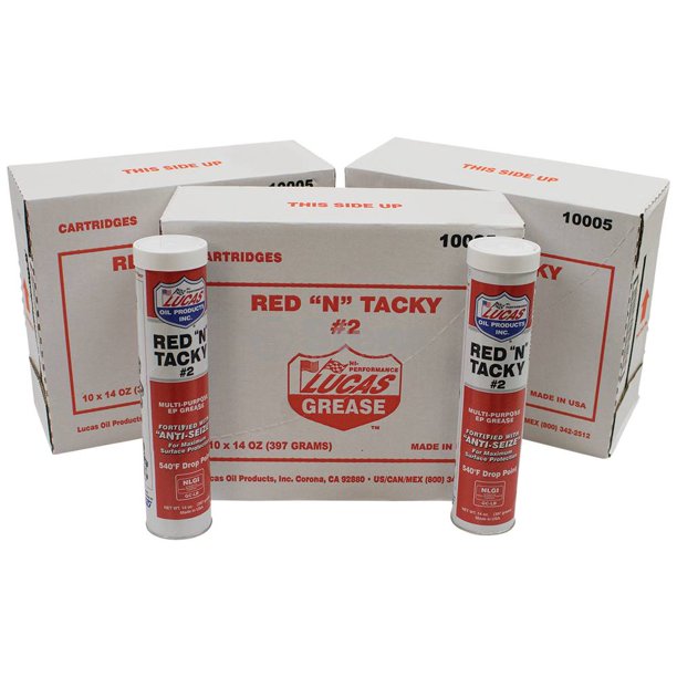 Red "N" Tacky Grease Thirty 14 oz. tubes