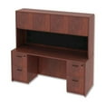 thumbnail image 3 of Alera Valencia Series Hutch with Doors, 4 Compartments, 70.63w x 15d x 35.38h, Medium Cherry, 3 of 10