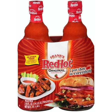 UPC 041500967974 product image for Frank s RedHot Original Hot Sauce 25 oz. 2/Pack (220-00709) | upcitemdb.com